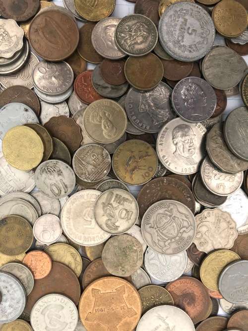 A Lot of 250 International Coins
