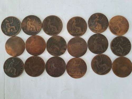 Lot of UK pre-decimal coins ** Low start R1 for 97 coins