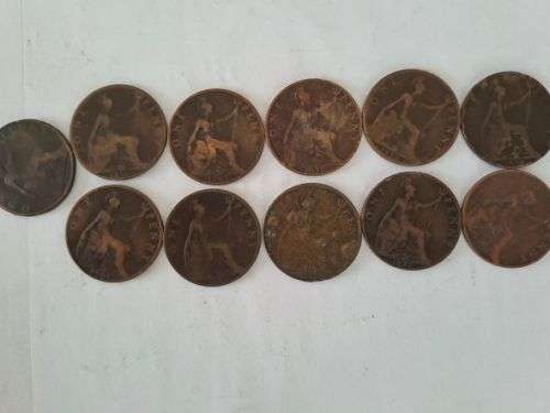 Lot of UK pre-decimal coins ** Low start R1 for 97 coins