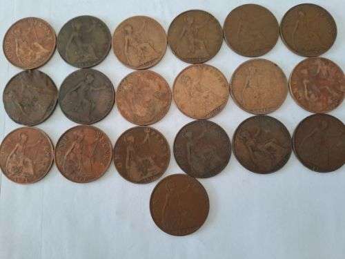 Lot of UK pre-decimal coins ** Low start R1 for 97 coins
