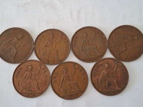 Lot of UK pre-decimal coins ** Low start R1 for 97 coins