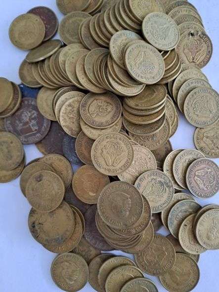 HUGE RSA First Decimal Issue collection - 18 silver coins and over 100 Brass coins
