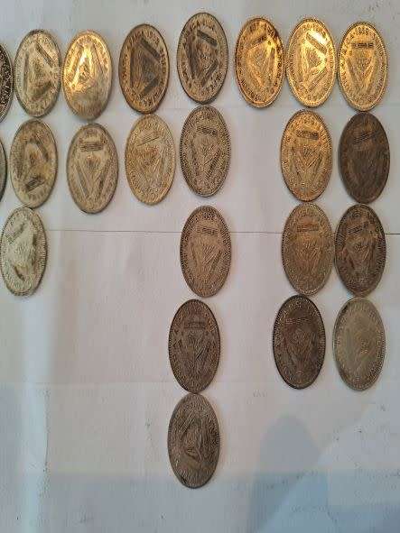 Large collection of 180+ Union of SA bronze and silver coins