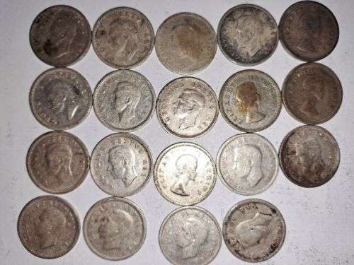 Large collection of 180+ Union of SA bronze and silver coins