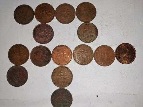 Large collection of 180+ Union of SA bronze and silver coins