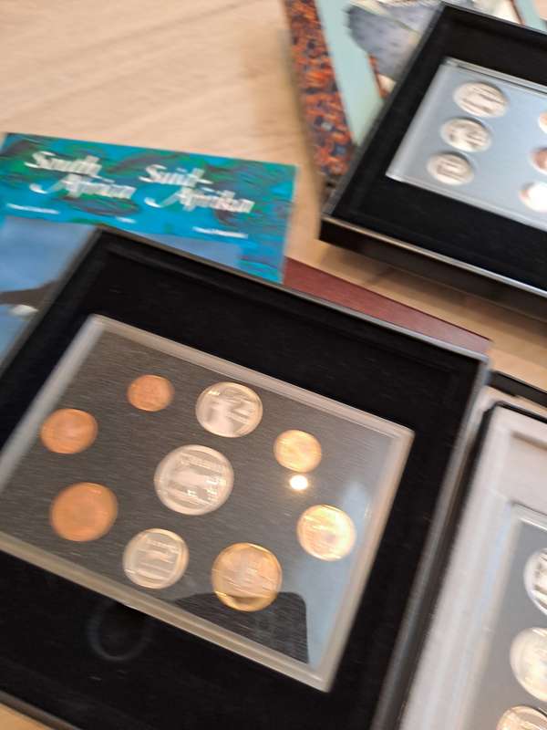 3 x SA Mint Proof sets 1995, 1997 and 2000