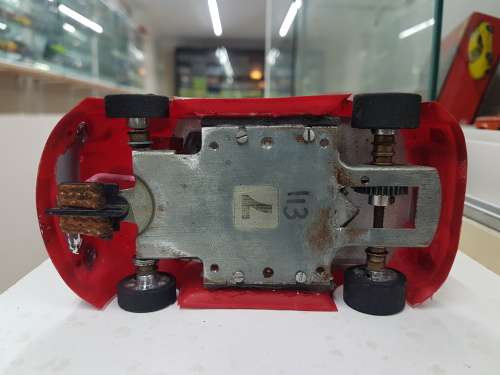 Mini 1/24 scale wooden track slot car