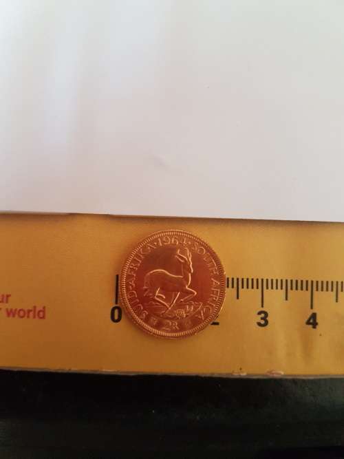 1964 2R 22 carat gold coin