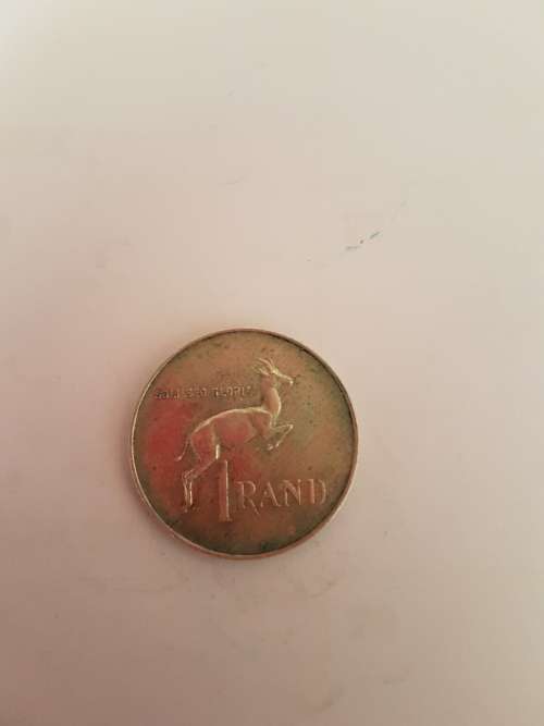 1973 South Africa R1 silver coin
