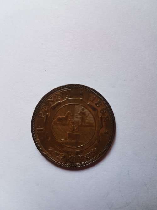 1892 Zuid Afrik. Republiek 1 penny