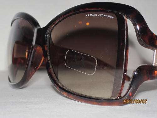 Armani Exchange AX098/S Womens Tortoise Gold Oversized Retro Sunglasses NWOB