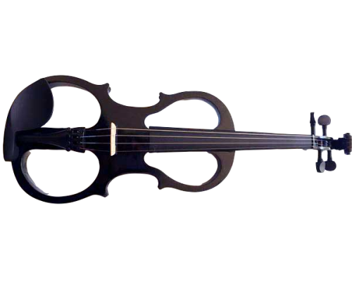 Courante Electric Black Sparkle violin (4/4) with headphones + accessories 24-48h delivery SA