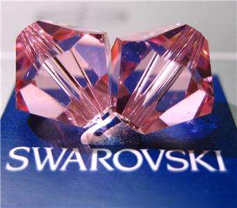 Swarovski Crystal 4mm bicone 5301    * LIGHT ROSE *