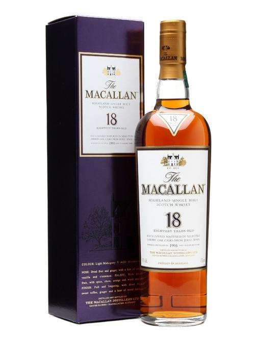 Discontinued 1993 Macallan 18 year Whisky