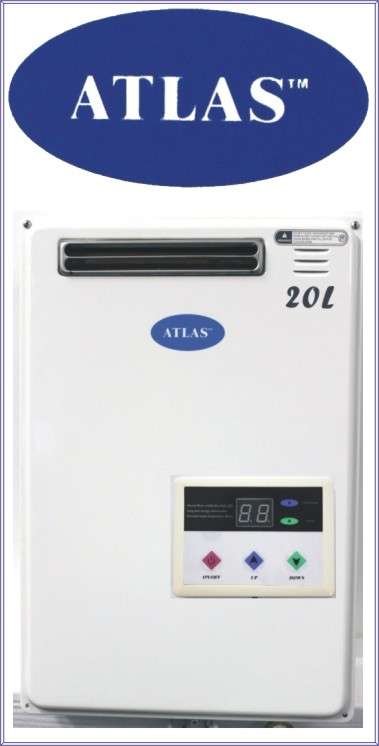 20L Per Min  Battery Ignite Gas Water Heater
