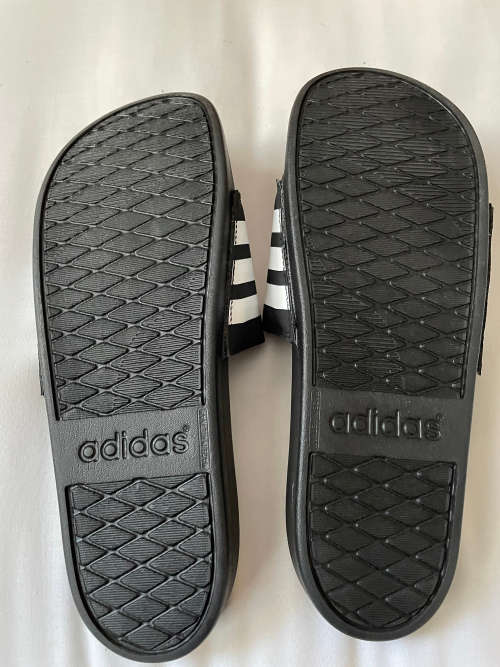 Adidas Adilette Cloudfoam Stripes slides UK9