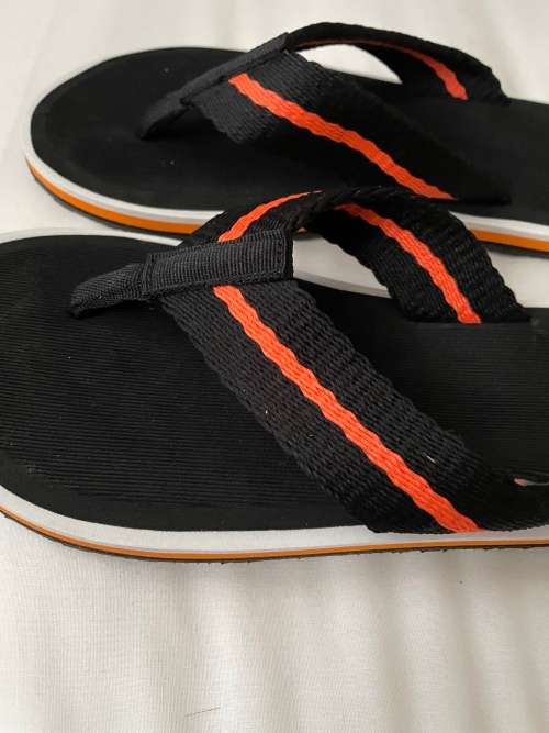 Superdry tri-colour flip flops UK8/9 black