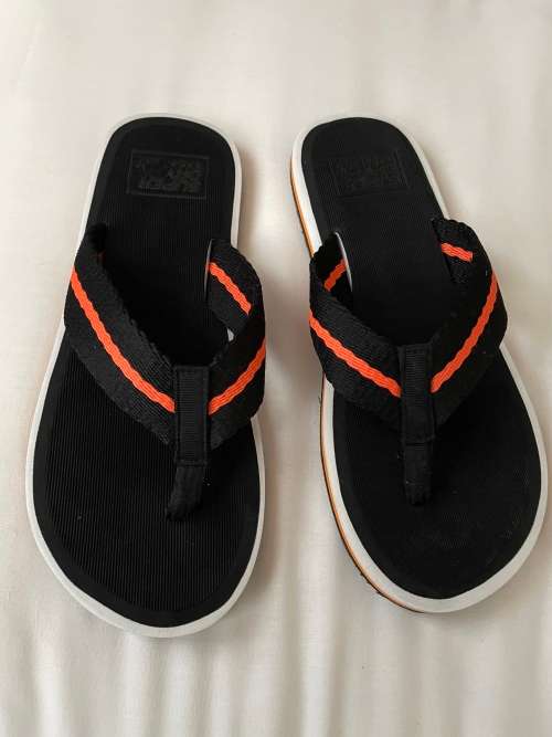Superdry tri-colour flip flops UK8/9 black