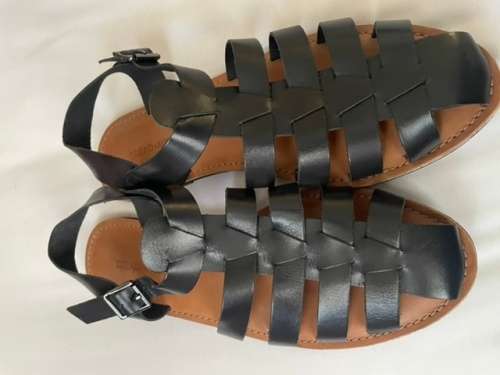 Tread + Miller Fabio Sandals Black EUR44/UK10