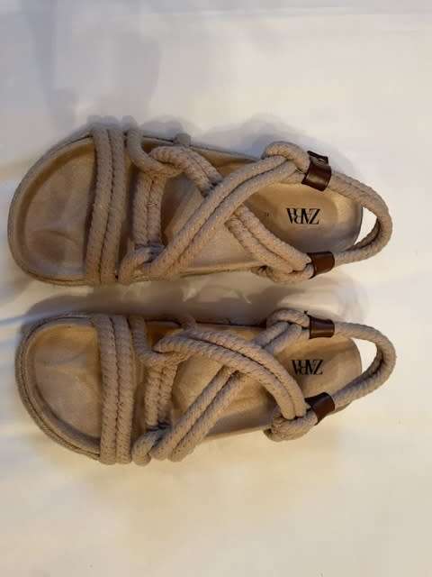 Zara rope sandals UK8/EUR42