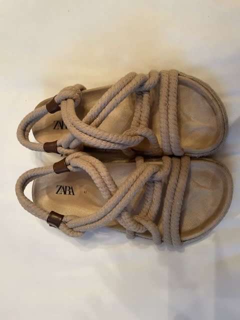 Zara rope sandals UK8/EUR42