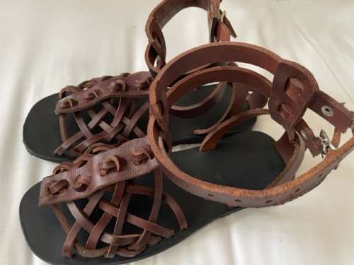 Gladiator sandals brown UK9
