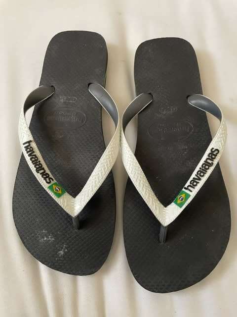 Havaianas Brazil Mix Flip-flops black/white UK8
