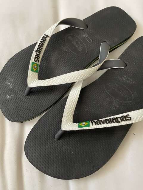 Havaianas Brazil Mix Flip-flops black/white UK8