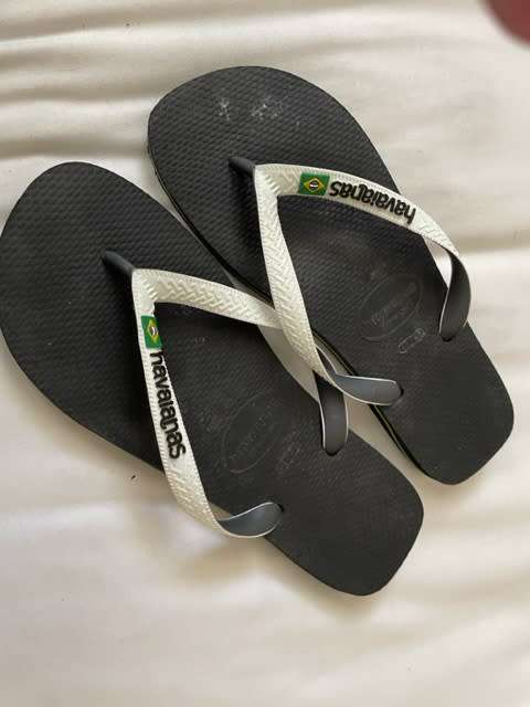 Havaianas Brazil Mix Flip-flops black/white UK8