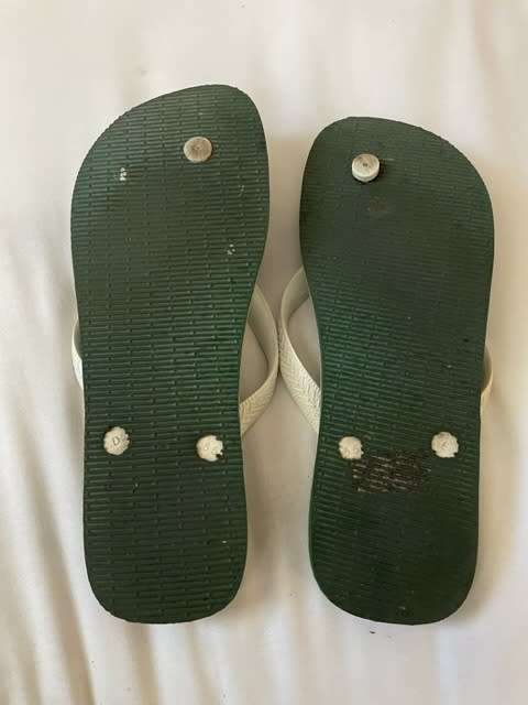 Havaianas Brazil logo green/white UK8