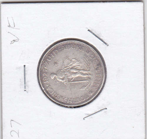 1927 i Shilling Rare date Grade VF