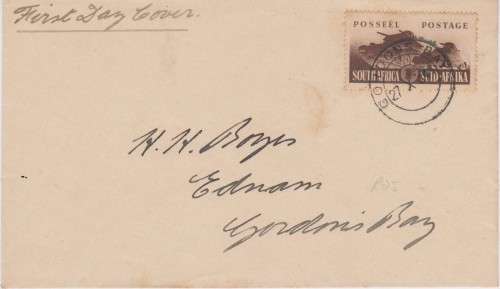 1941  Union S A Wat Effort Private FDC in good codition SACC 94