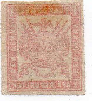 1869 TRANSVAAL 1dimperforate MLH single thin paper SACC 1