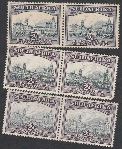 1931 UNION of S A 2d slate gray andlilac all three imnv wmk MLH SACC 44a