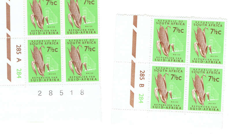 1970 R S A 7.5c Contol blocks No 284 285 A + B CC 296 CV R1600