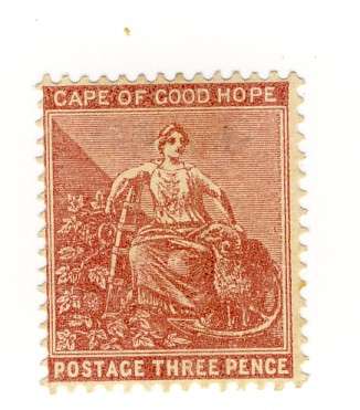 3d Pale Claret Sacc 38 Cape of Good Hope 1882 - 1883 MINT*