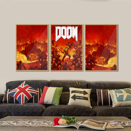 DOOM Triple Glass Framed Limited Edition A3 Posters !!!