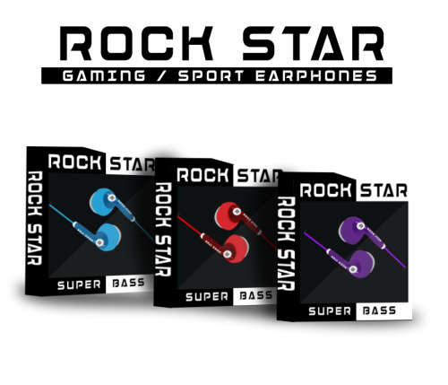 ROCK STAR Gaming Earphones (iPhone / Android / PC)