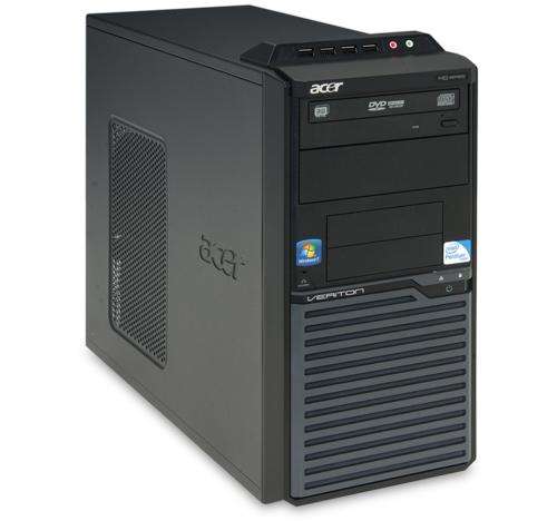 ACER VERITON M265 CORE 2 DUO 2.93 GHz, 2GB RAM, 320GB HD, DVD, WINDOWS 7, OFFICE 2007, MOVIES