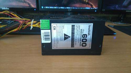 Black Gaming PSU 600Watt
