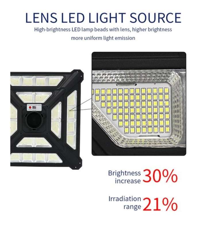 1000W Solar Street Lamp With Solar Panel 1000W