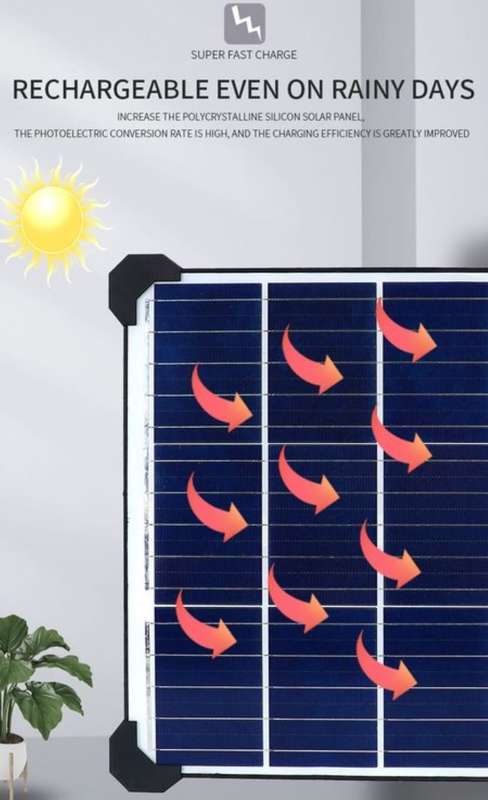 1000W Solar Street Lamp With Solar Panel 1000W