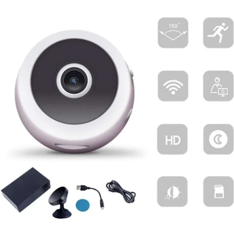 Mini WiFi Indoor IP Web Monitor Camera 720p