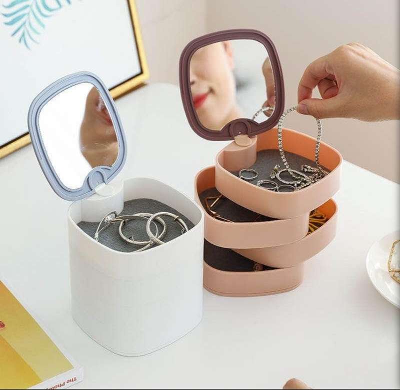 Rotating Jewellery Organizer - 4 Tier