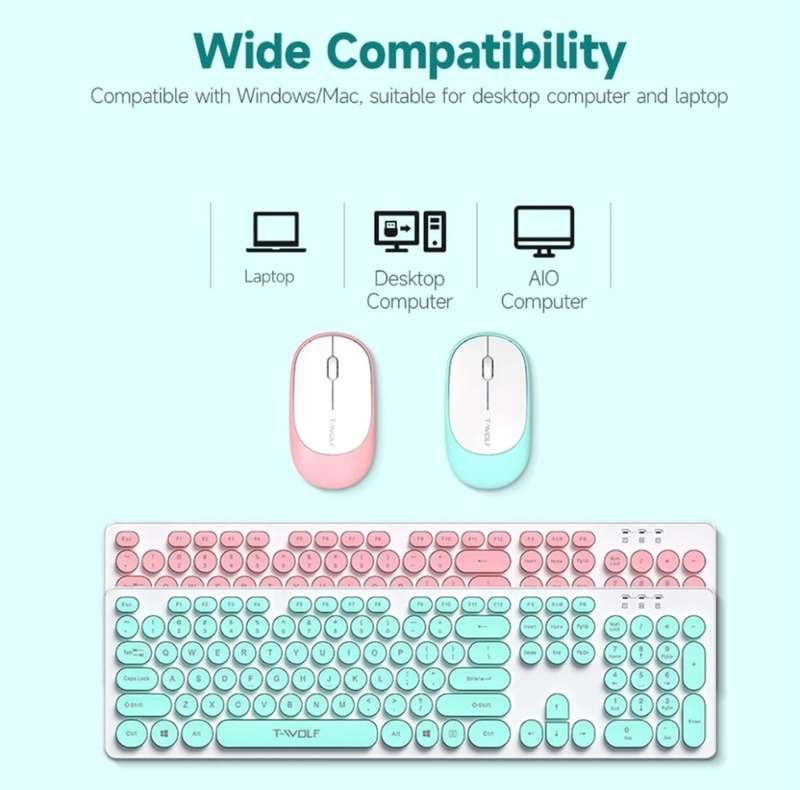 2.4G Wireless Keyboard Mouse Combo