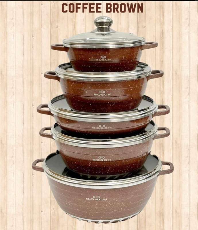 10 Piece Non-stick Pot Set