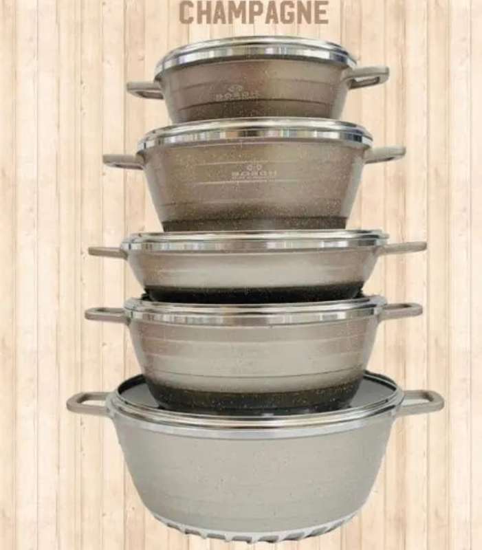 10 Piece Non-stick Pot Set