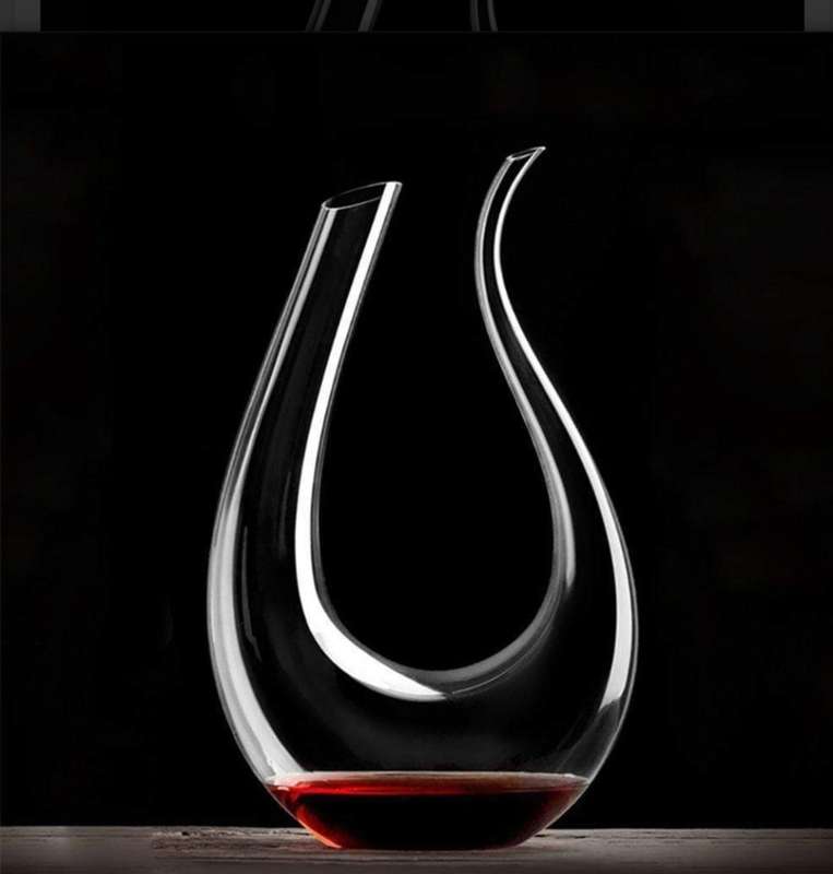 2 Litre U-Shaped Wine Decanter