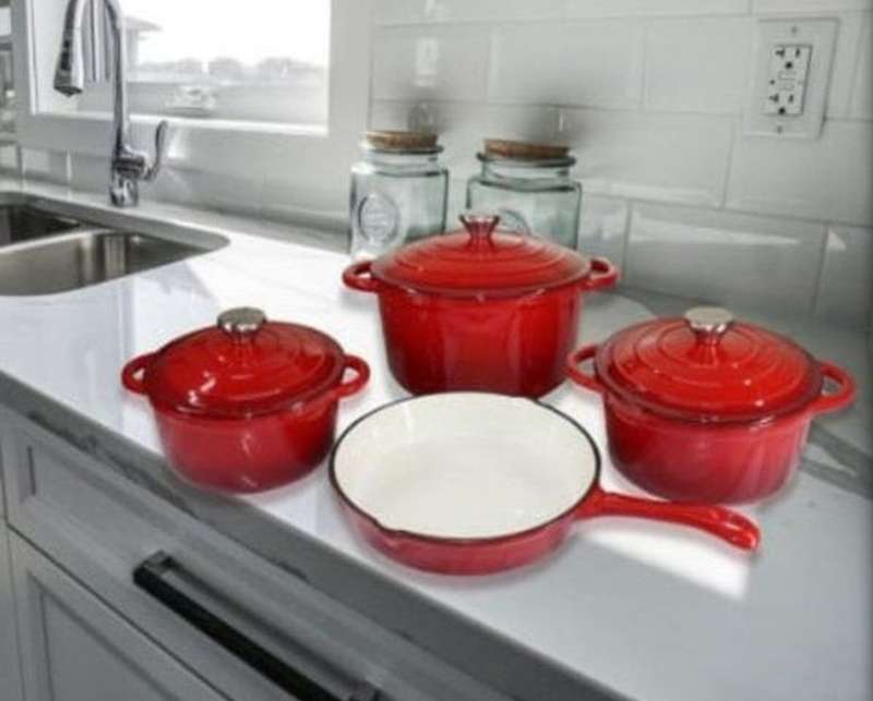 7 Piece Cast Iron Cookware Set
