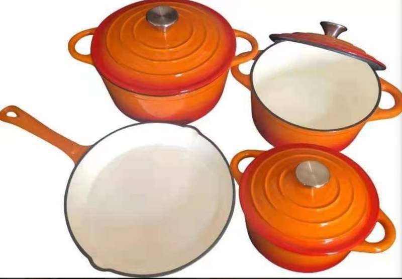 7 Piece Cast Iron Cookware Set
